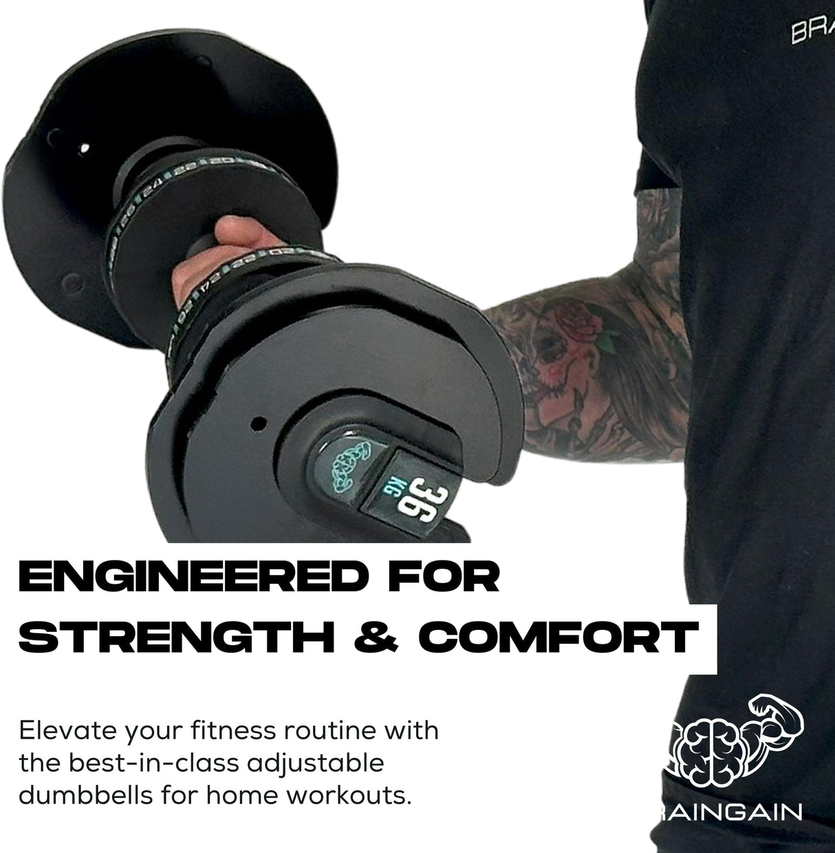 36kg Adjustable Dumbbell (Pair) - 2kg increment
