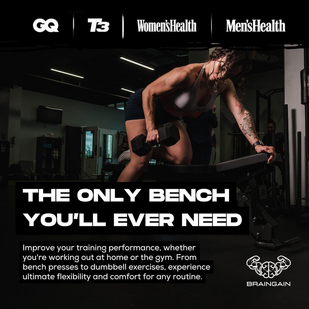 Adjustable Bench (Flat, Incline, Decline) - 2.0