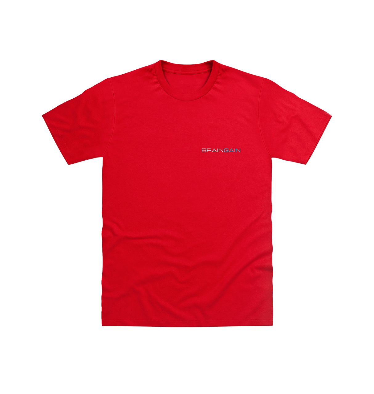 Red BRAINGAIN T Shirt (Unisex)