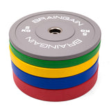 Coloured HD Bumper Weight Rubber Plates - 5kg to 25kg