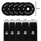 Black HD Bumper Weight Plates Rubber - 5kg to 25kg