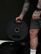 12 Sided HD Bumper Weight Plates Rubber - 5kg to 25kg